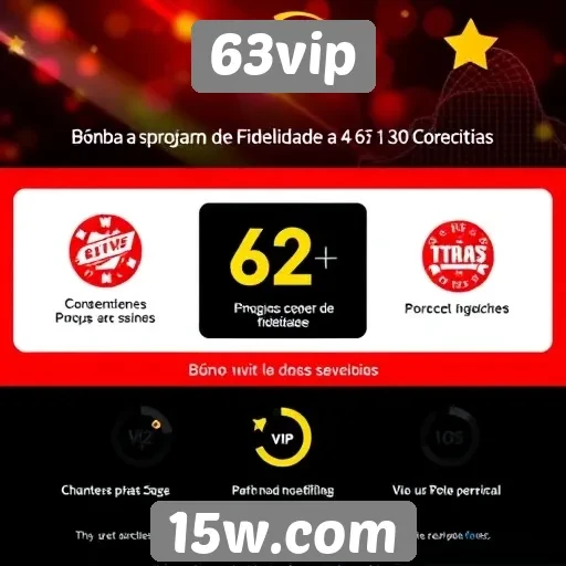 Programas de fidelidade e bônus do 63vip