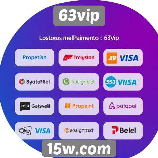 Métodos de pagamento aceitos pelo 63vip